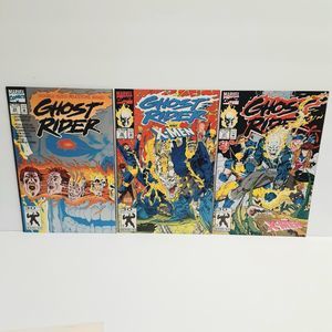 NEW UNREAD MINT Ghost Rider  #25, 26, 27 Marvel Comic Lot DOUBLE SIZED, X-MEN